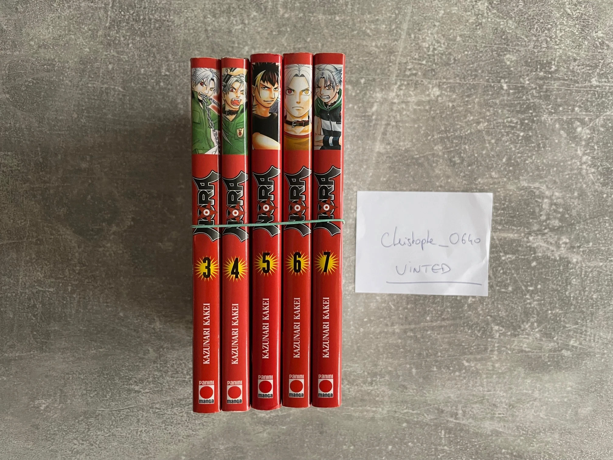 Lot van 5 Nora manga's, delen 3 t/m 7 in het Frans. – photo 2